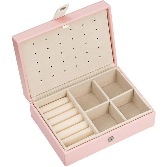 New Leather Jewelry Display High Quality Fashion Design Portable Ring box Gift Choice Love Recomended Factory Sale