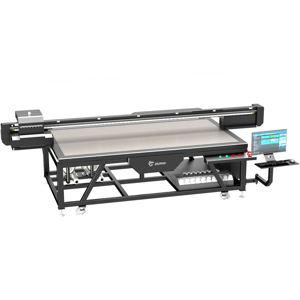 2513 UV Flatbed Printer Industrial uv printer with For Epson XP600 Printer head for glass acrylic large uv printing machine