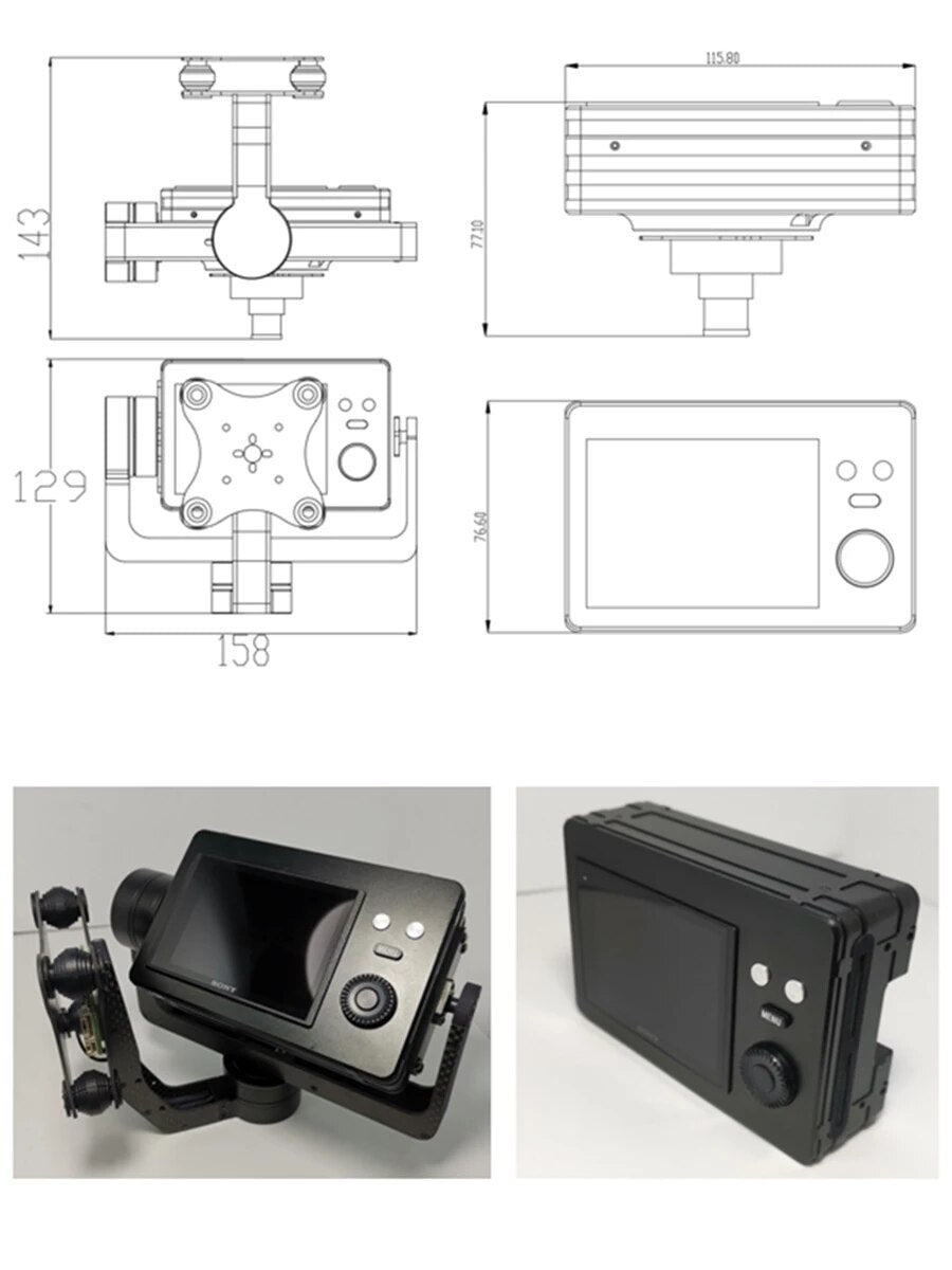 UAV Mapping Camera for UAV Camera drone grimbal Camera for Mapping and Survey，For VTOL Fixed-wing UAV Drone PPK System，High pixe