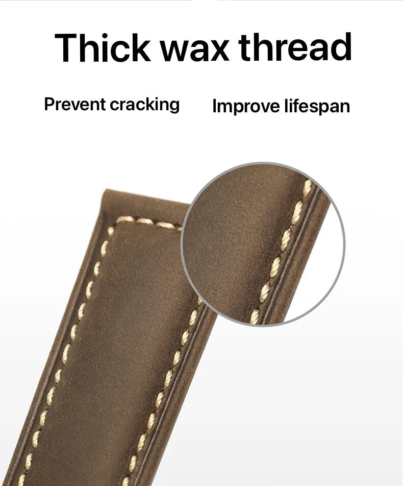 Leather Band For Apple watch 8 7 45mm 41mm series 6 5 4 SE 44mm 40mm Sports breathable bracelet wristband for iwatch 3 42mm 38mm