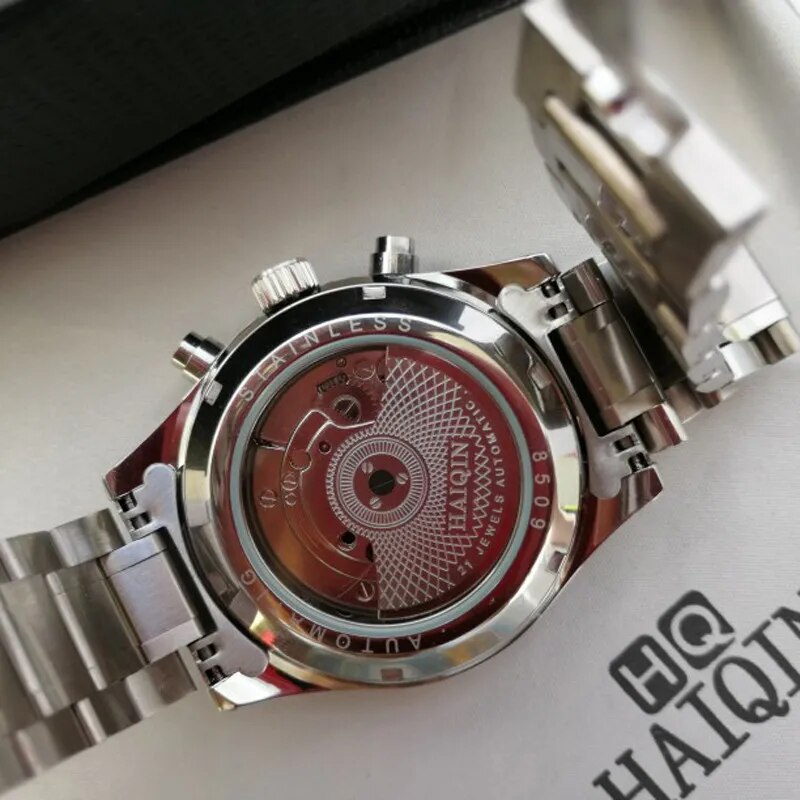 HAIQIN men's/mens watches top brand luxury automatic/mechanical/luxury watch men sport wristwatch mens reloj hombre tourbillon