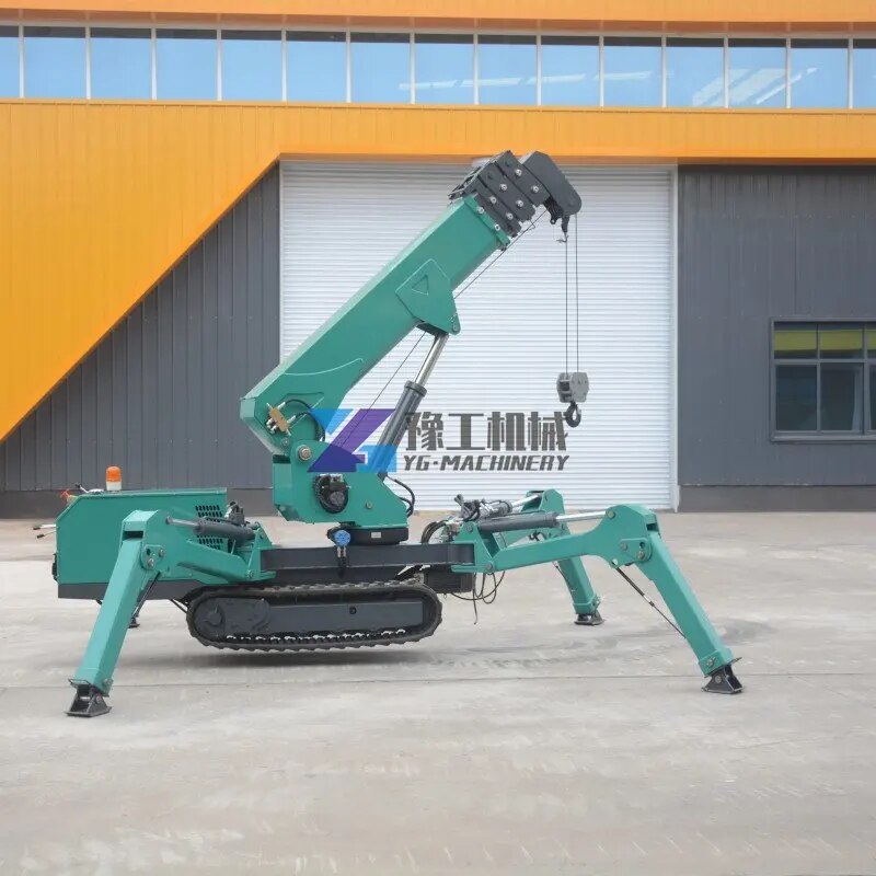 House Restaurant Construction Portable Lifting Machine Mini Crane 3000kg 3 Ton Micro Mini Crawler Crane