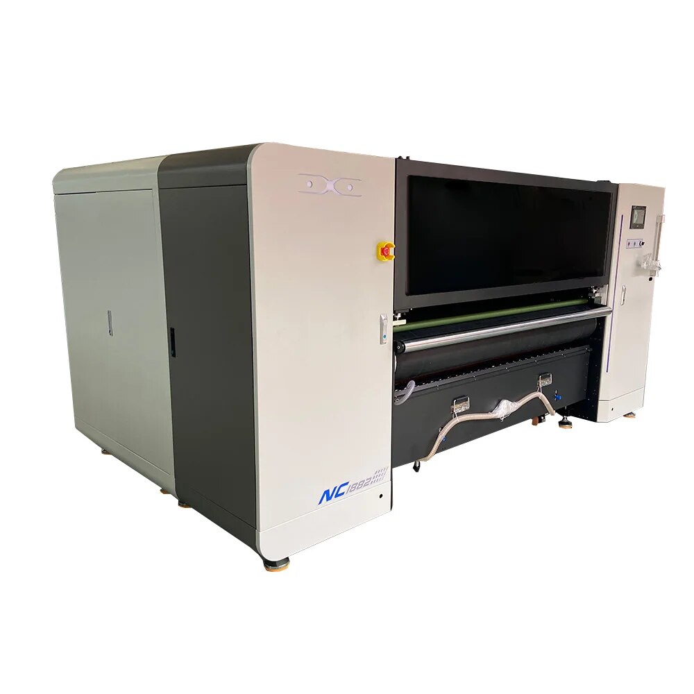 Automatic 3200DPI Digital Injection Chip and Cloth Multi-function Printing Machine 220V 12KW with 8pcs i3200 Printhead Printer