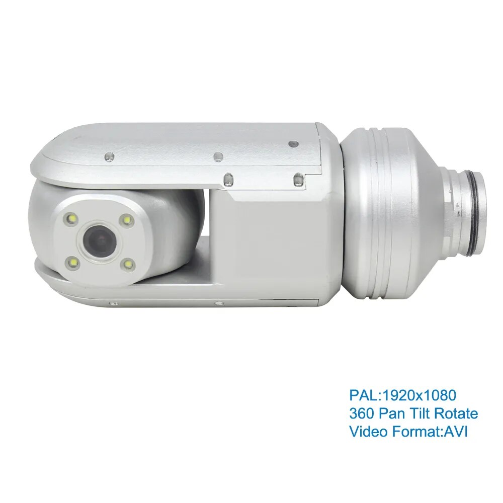 Newest FHD PAL1920x1080 58mm 360 Pan Tilt Rotate Pipe Drain Sewer Duct Video Inspection Camera System DVR 9mm 60m Cable