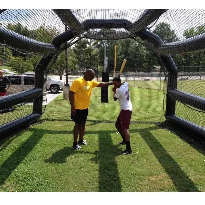 Durable PVC Baseball Tent Inflatable Sport Games Adults Baseball Field Giant Inflatable Batting Cage For Rental
