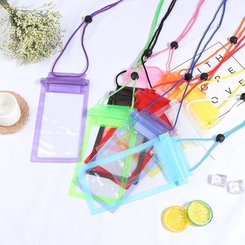 Sealing Waterproof Phone Bags With Strap Protect Bag Dry Pouch Protective Case Cover Smart Phone Swimming Bags