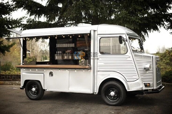 New Design Food kiosk Mobile Car Coffee Van Big Bakery Bus Hot Dog Ice Cream Cart Food Truck Vintage
