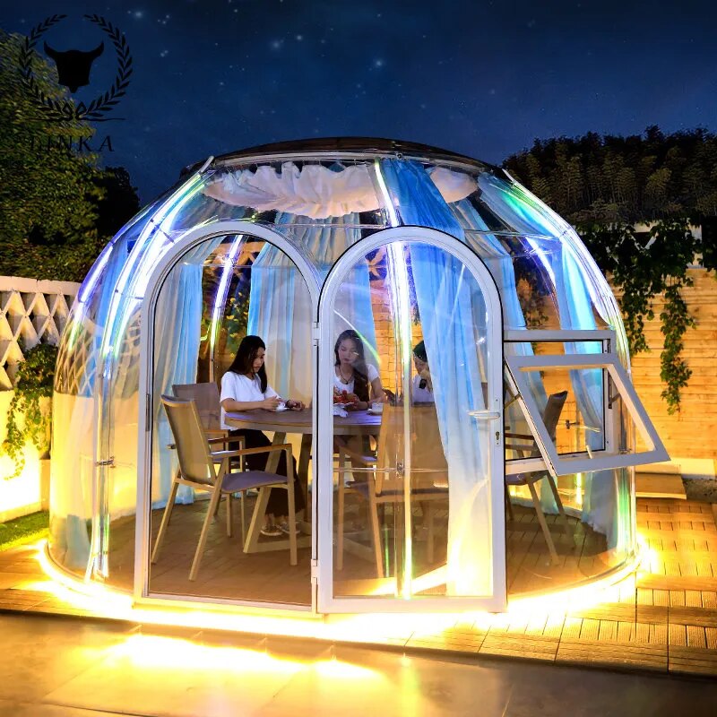 PC Starry Sky Room, Net Celebrity Transparent Bubble House Outdoor Courtyard Villa Sun Room Restaurant Homestay Scenic Camp Tent