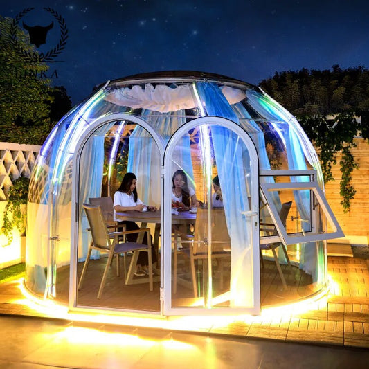 PC Starry Sky Room, Net Celebrity Transparent Bubble House Outdoor Courtyard Villa Sun Room Restaurant Homestay Scenic Camp Tent