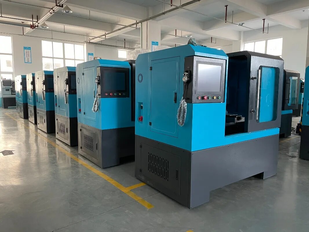 High-precision automatic rim repair lathe cnc alloy wheel diamond cutting machine LSB300 Gubot horizontal lathe