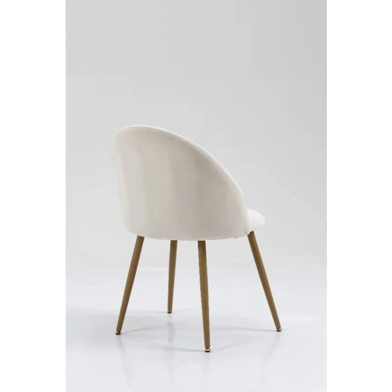 Mainstays Modern Accent Chair, Cream White