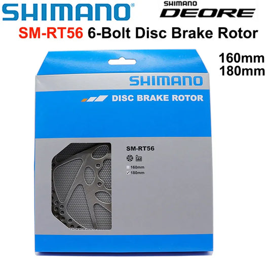 Shimano Alivio Deore SM-RT56 Bicycle MTB Bike 6-Bolt Disc Brake Rotor Mountain Bikes Disc 160mm 180mm M6000 Brake Disc