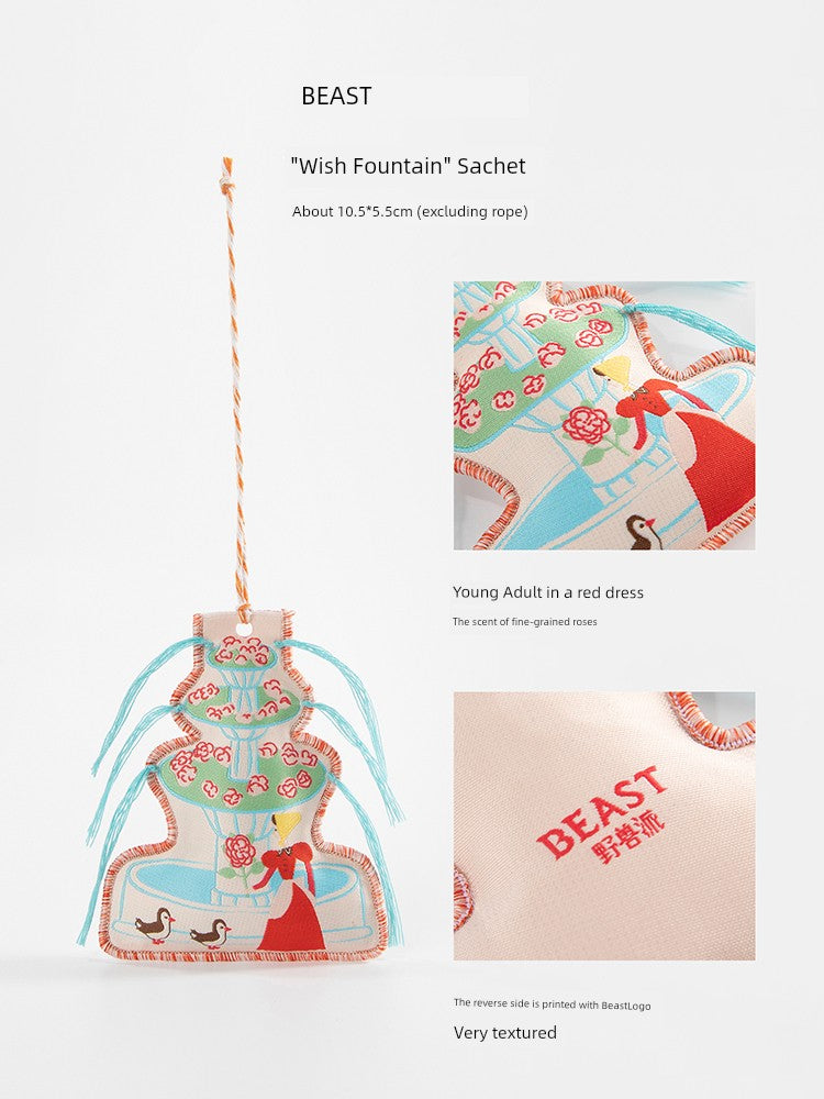 TheBeast THEBEAST Beast's Flower Perfume Bag Car Car Perfume Fragrance Fragrance Decoration Wedding Gift