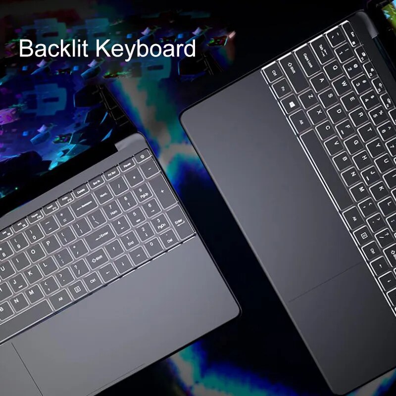 Fingerprint unlocking 15.6 inch laptops Windows 11 10 Pro 1920*1080 Intel Celeron 12GB RAM 128GB/256GB/512GB/1TB HDMI Notebook