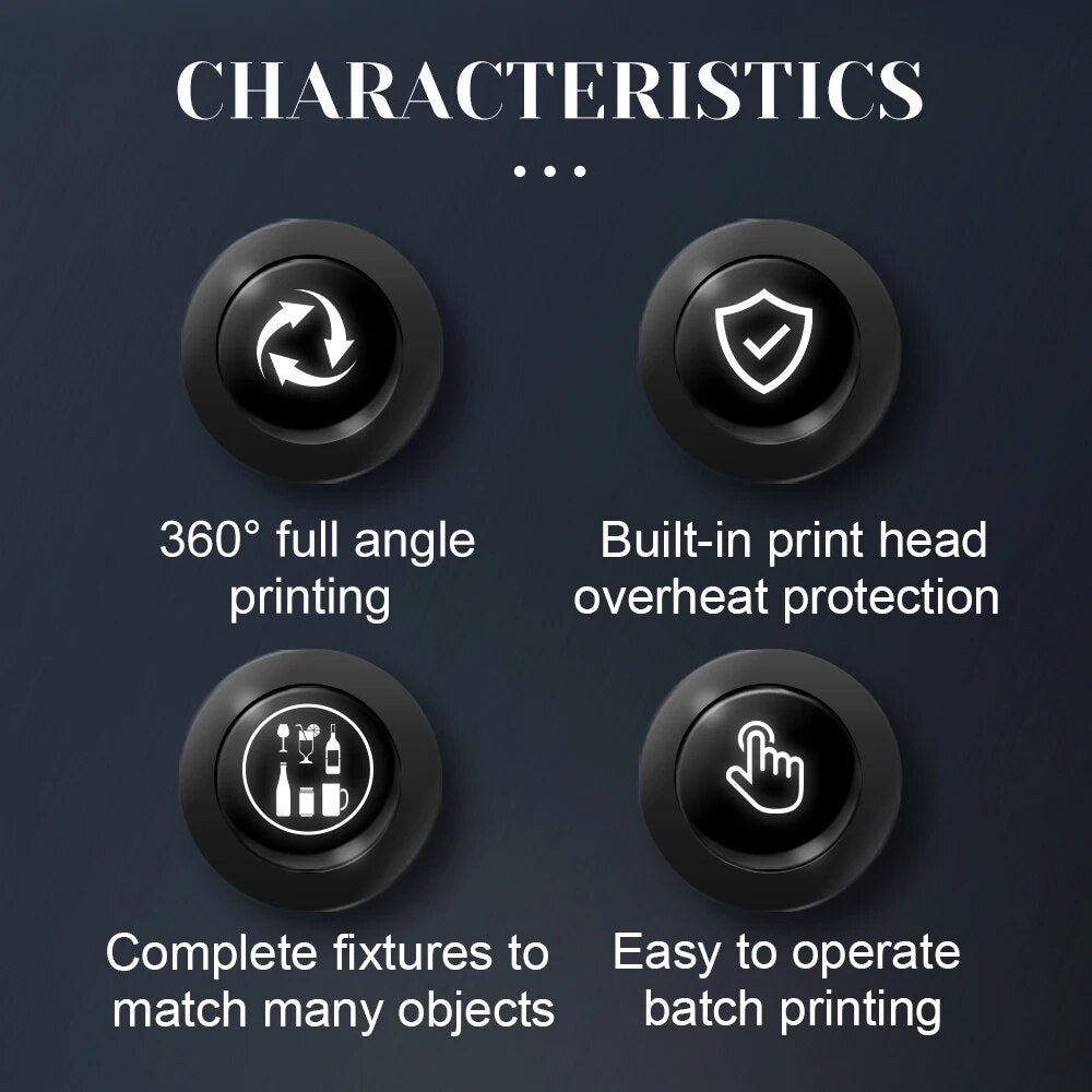 Colorsun  UV Printer Customize High Speed Cylinder UV Printing Machine For Bottle Lipstick Cup With Varnish Effect UV