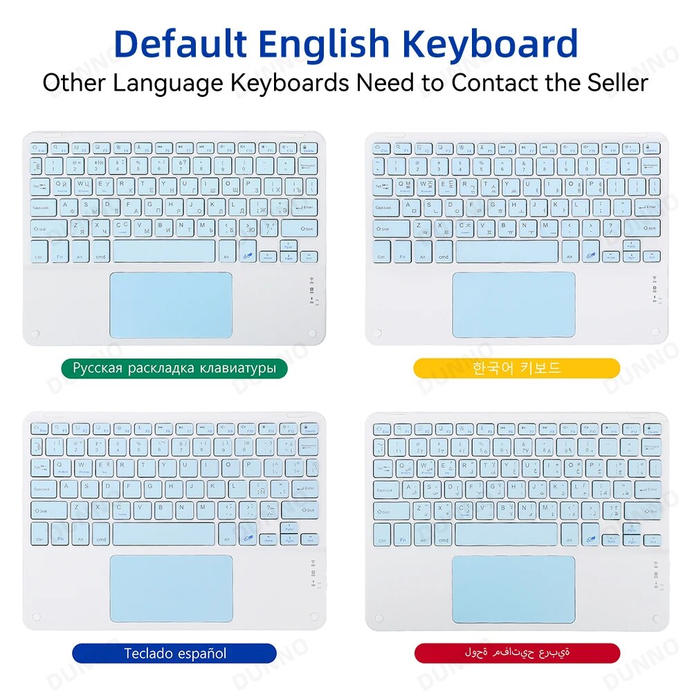 Touchpad Wireless Keyboard For iPad Samsung Xiaomi Huawei Lenovo Teclado For iOS Android Windows Bluetooth Keyboard and Mouse