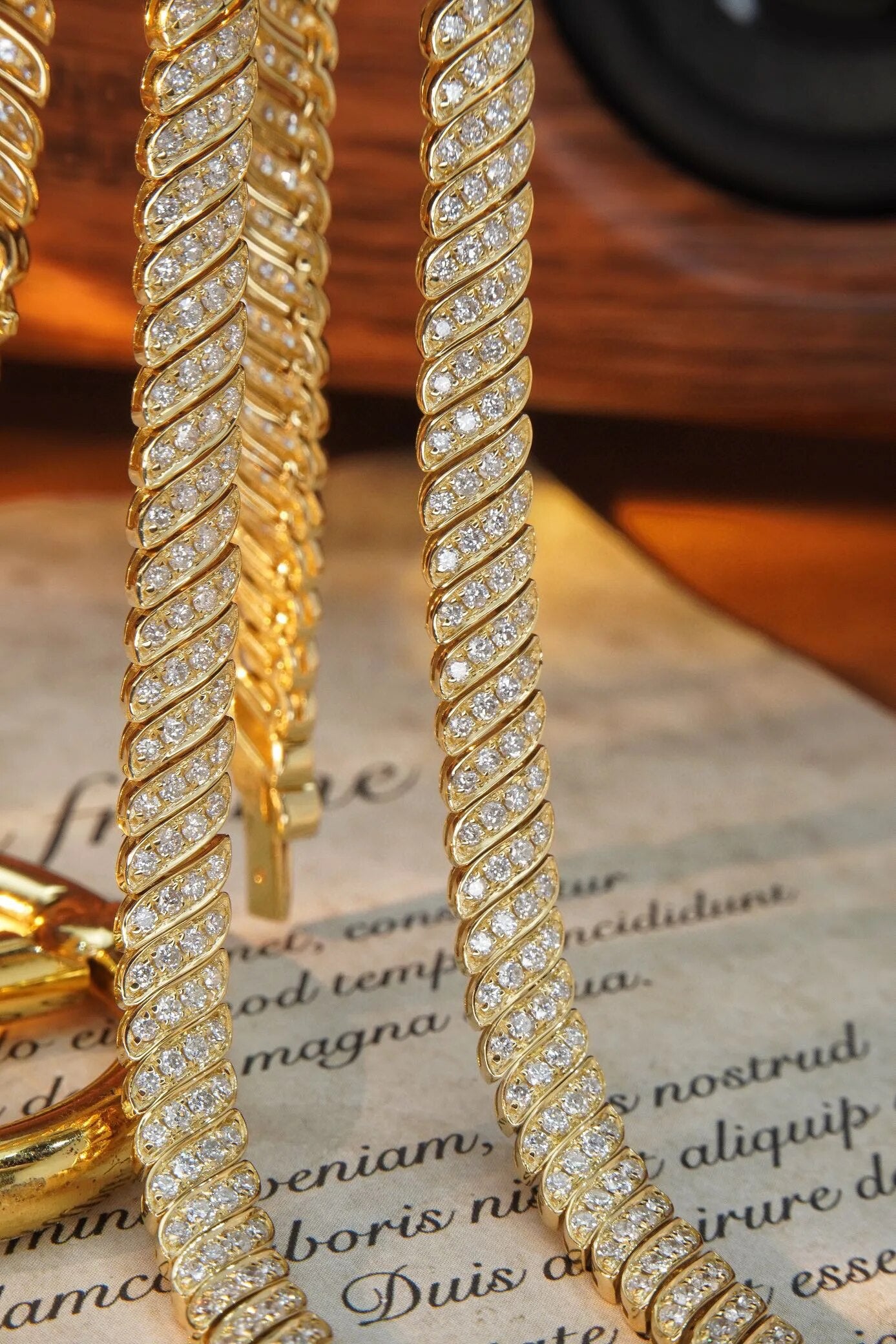 Aazuo Luxuryjewelry 18Kgold Diamonddesign Yellow Gold 5.75ct Luxury Phoenix  Chocker Gifted For Women High Class Banquet Party