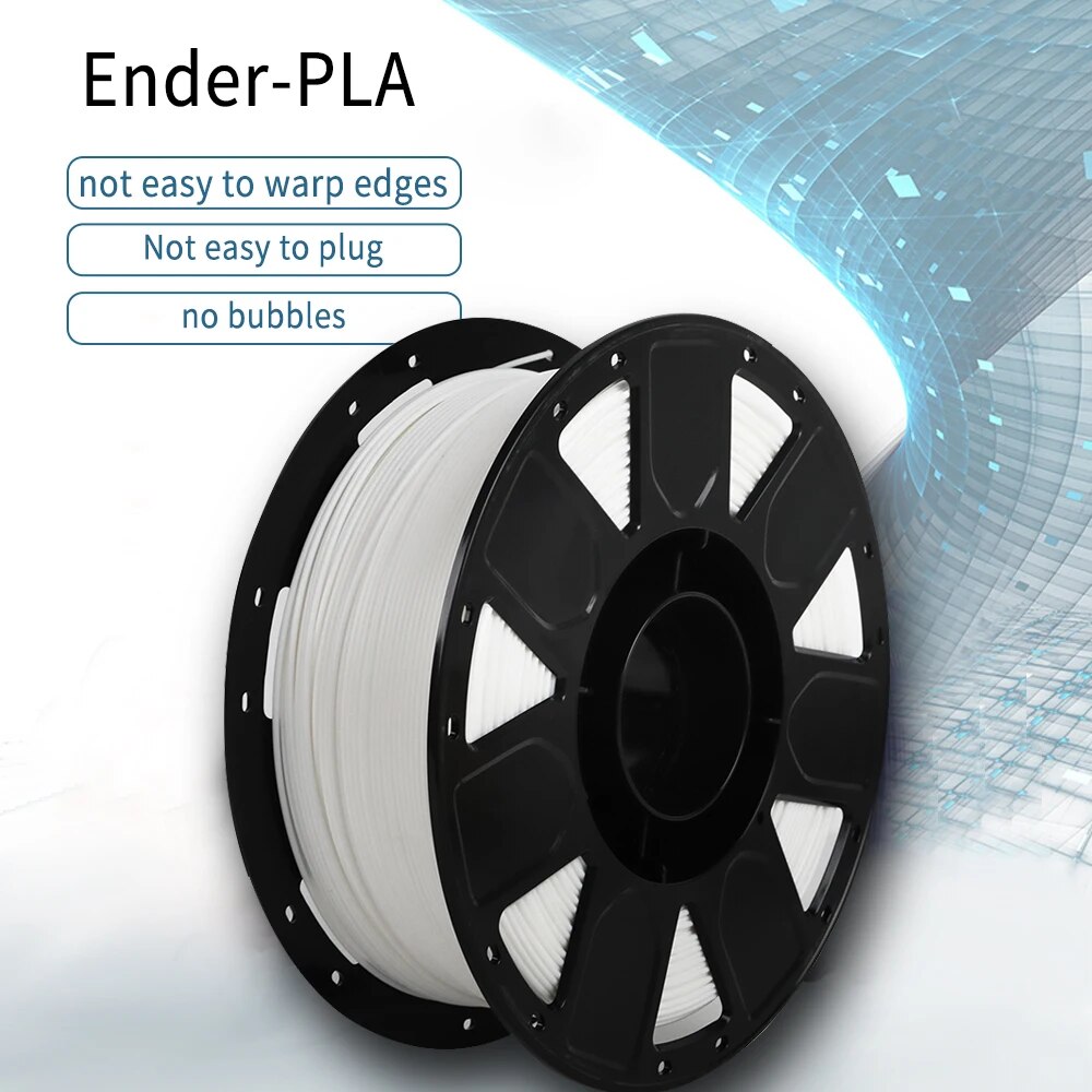 1/2PCS 1KG Original Ender 3D Printer PLA Filament 1KG/roll 1.75mm for CREALITY Ender 3 / CR-10 Series FDM 3D Printers