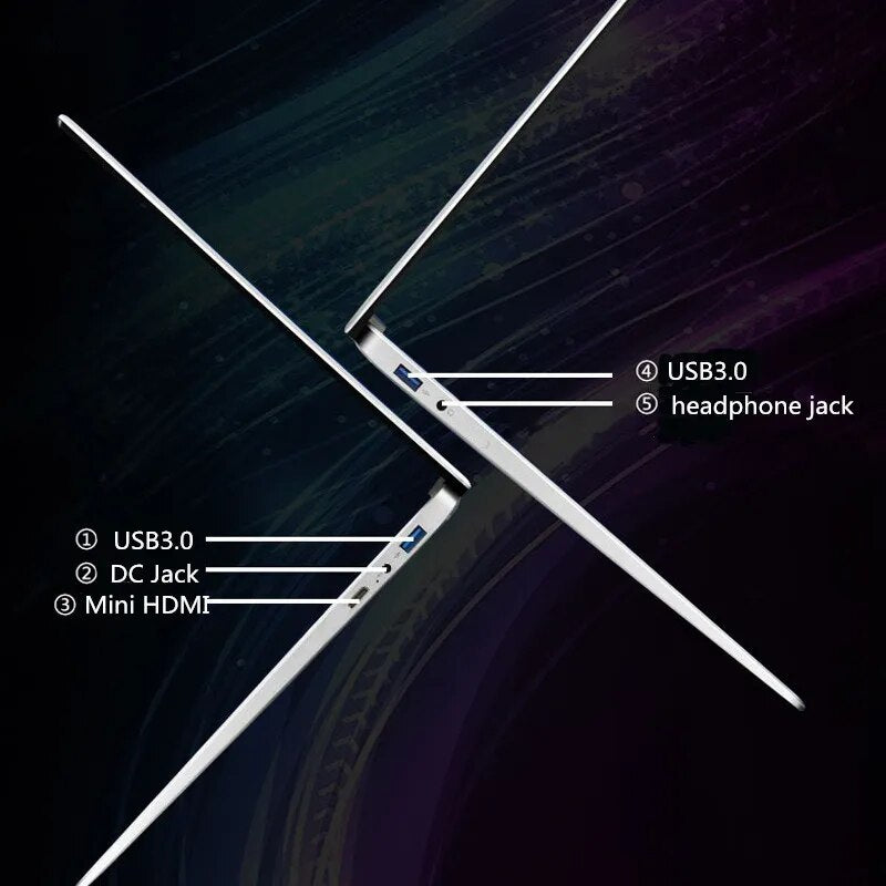 Fingerprint unlocking 15.6 inch laptops Windows 11 10 Pro 1920*1080 Intel Celeron 12GB RAM 128GB/256GB/512GB/1TB HDMI Notebook