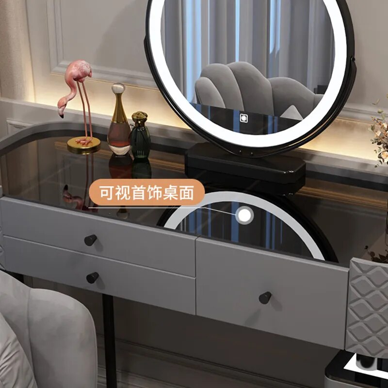 Modern Cabinet Dressing Table Bedroom Drawers Computer Luxury Wood Table Multifunction Coiffeuses De Chambre Home Furniture