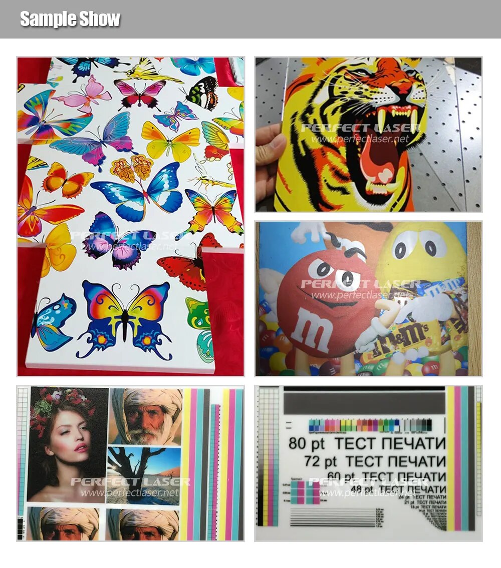 Perfect Laser Flatbed Printing Machine Sublimation Printer Inkjet Mobile Phone Case Colorful UV Lamp Flatbed Printer
