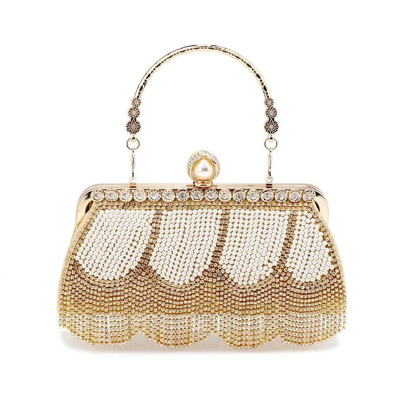Retro Vintage Fashion Luxury Shell Bags Bag Chain Women Shoulder Crossbody Bag Women's Handbags Purses Top Handle Bag Canvas