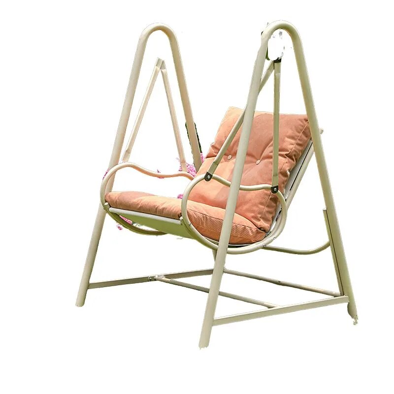 Single Outdoor Fabric Recliner Elastic Luxury Bracket Rocking Reading Accent Chair Living Room Relax Chaise Design Furniture