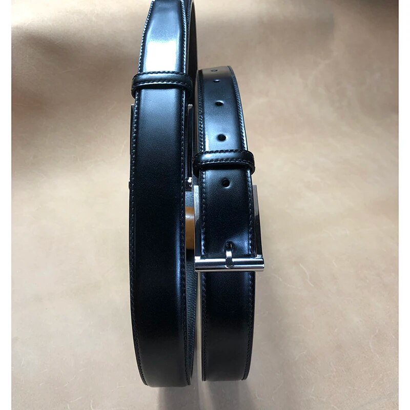 jiangxin horse hip skin male belt  manual  custom  horsehide  No stitching  men belt