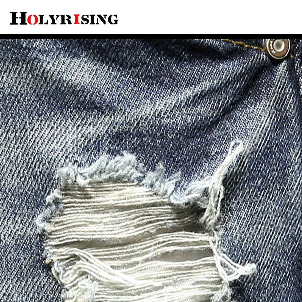 men denim shorts hot casual pockets calça masculina loose thin jeans for man button classic hole trendy summer solid 청바지 NZ061
