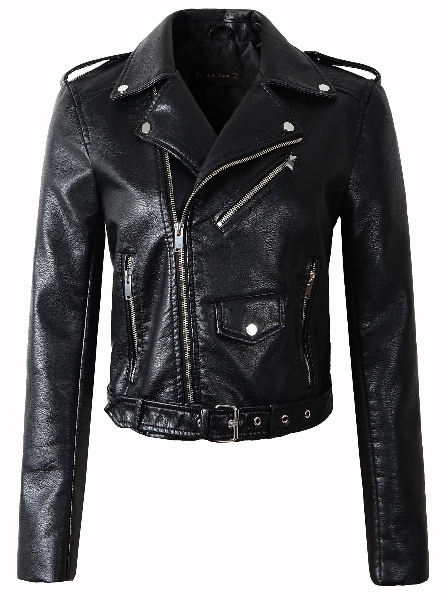 New Arrival 2022 brand Winter Autumn Motorcycle leather jackets yellow leather jacket women leather coat  slim PU jacket Leather - KAISERINC