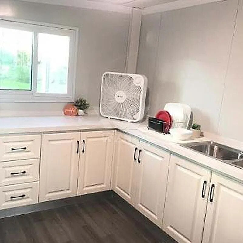 China Quality Control 40FT Stackable Quick Assemble Mini Removable Fitted Portable Homes 2 Bedroom Container House For Sale