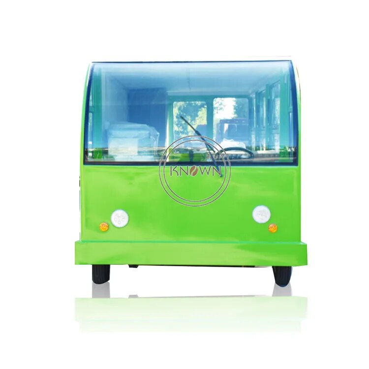 OEM New Smart Electric Street Mobile Car Fast Food Vending Carts Outdoor Coffee Cart Kiosk Hot dog Van for Sale