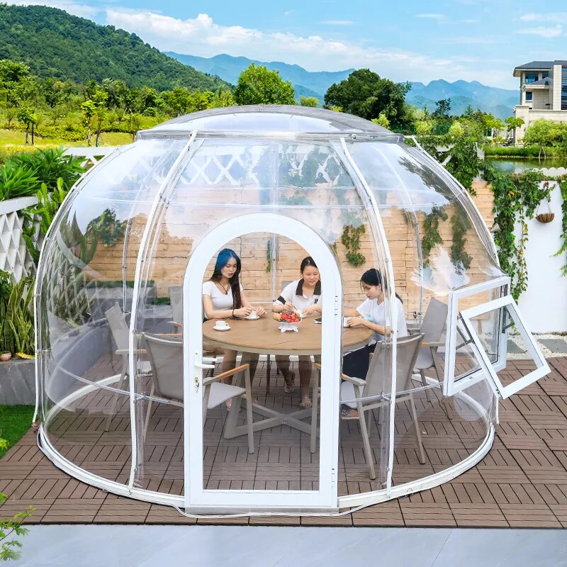 PC Starry Sky Room, Net Celebrity Transparent Bubble House Outdoor Courtyard Villa Sun Room Restaurant Homestay Scenic Camp Tent