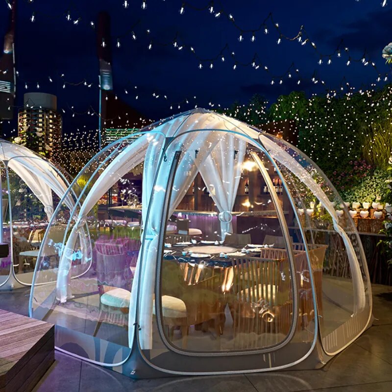 Tent Outdoor Camping Starry Sky Room Outdoor Transparent Winter Camping Picnic Small Tent Bubble House
