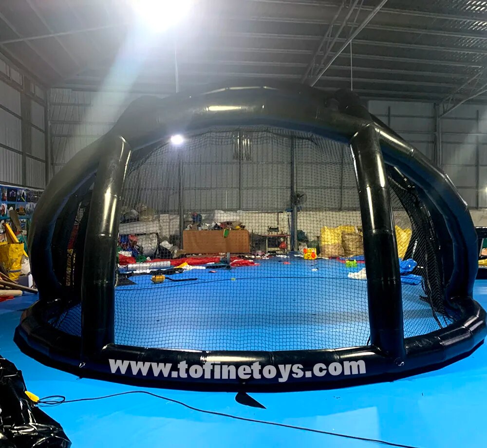 Airtight Inflatable Baseball Batting Hitting Cage Turtle Backstop Bearing