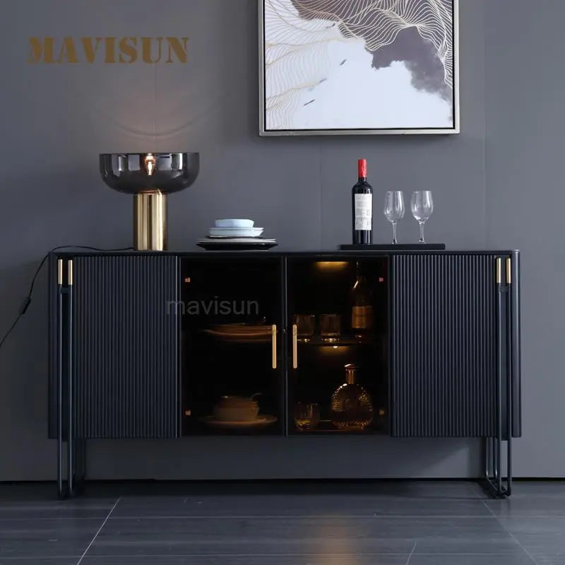 Dining Room Sideboard Table Light Luxury Home Restaurant Storage Cabinet Modern Minimalist Living Room Wine Cabinet Furniture