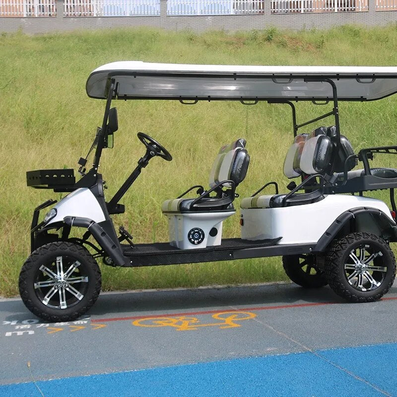 Four-wheel Campus Folding seat Electric Patrol Car Golf