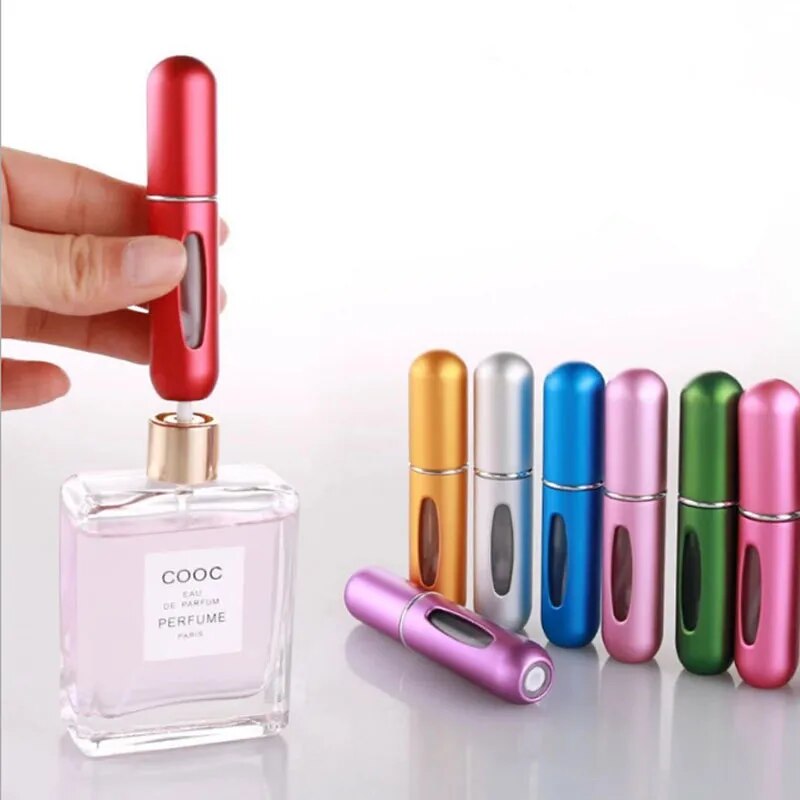 5/8ML Refillable Perfume Bottle With Spray Scent Pump Travel Empty Cosmetic Containers Spray Atomizer Bottle
