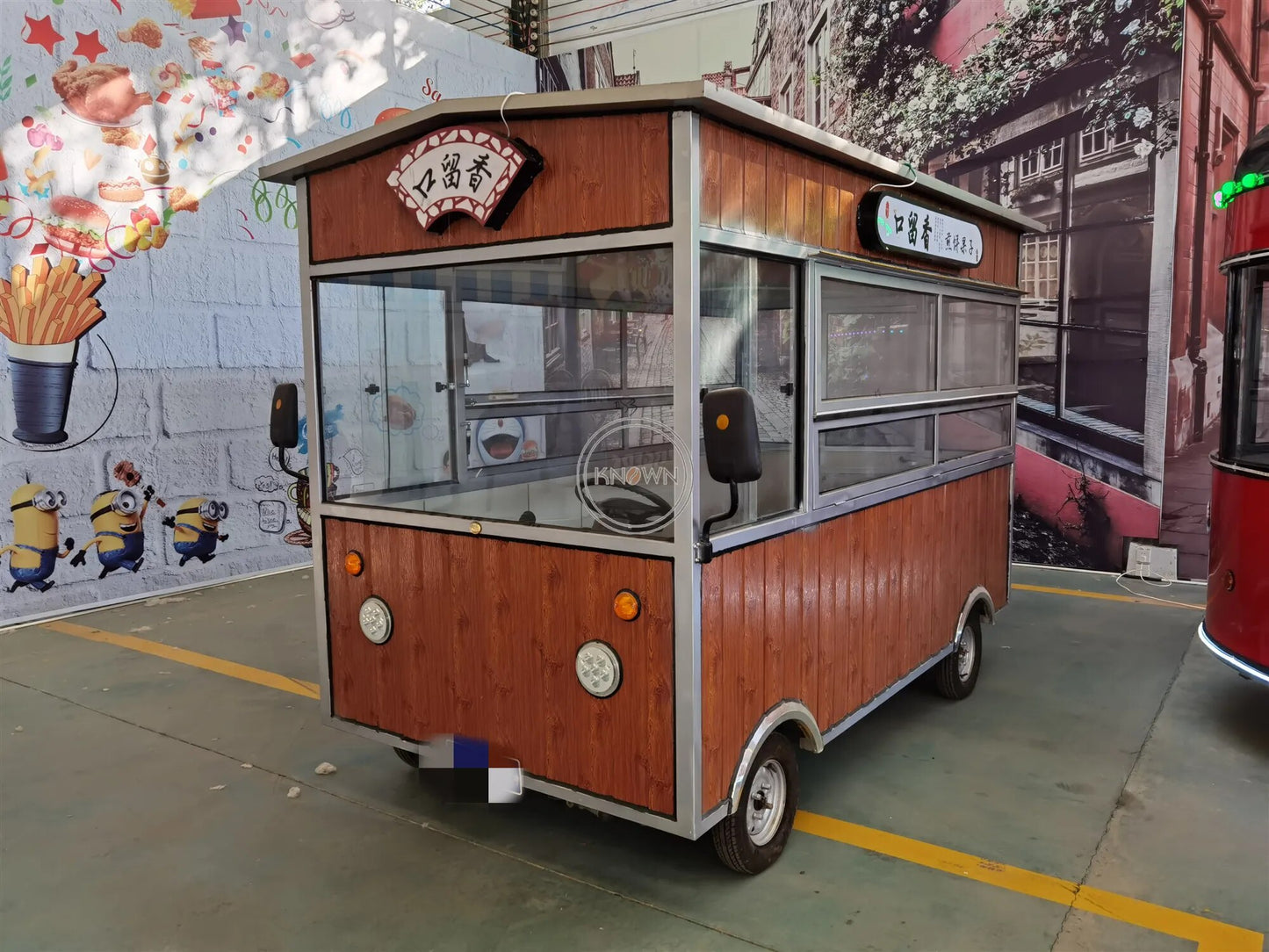 OEM Electric Hot Food Cart Coffee Mobile Vending Truck Top Sale Antique Fashion Ice Cream Car