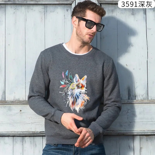 13594 100% cotton digging the moon print funny mens o-neck t shirts fashion men's tops men T-shirt cool men tshirt male men tee