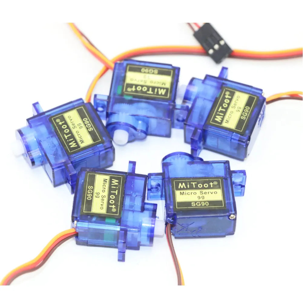 2pcs Mitoot Rc Mini Micro 9g 1.6KG Servo SG90 for RC 250 450 Helicopter Airplane Car Boat For Arduino