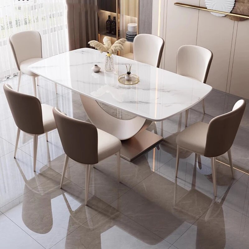 Nordic Eating Dining Tables Coffee Office Restaurant Bar Side Dining Tables Console Garden Sillas Para Comedor Furniture WJ20XP