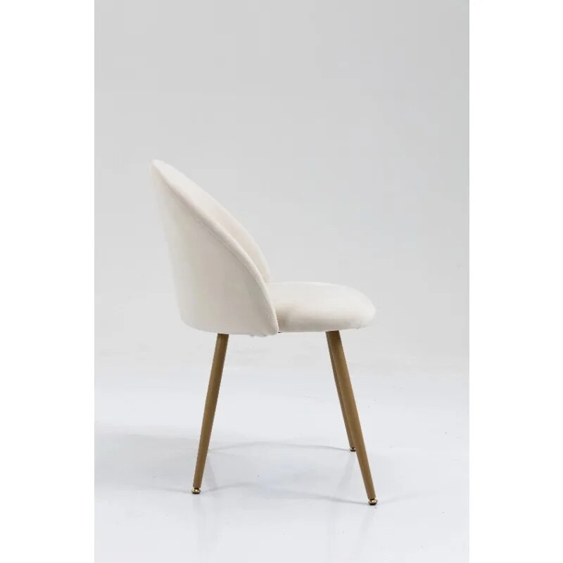 Mainstays Modern Accent Chair, Cream White