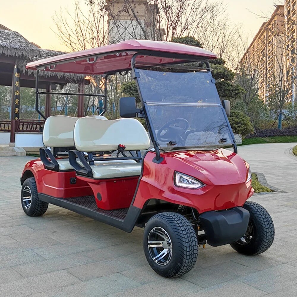 Factory price Customized luxury zone Electric Golf Cart club car 2 4 6 Seater street legal Golf buggy With lift seat