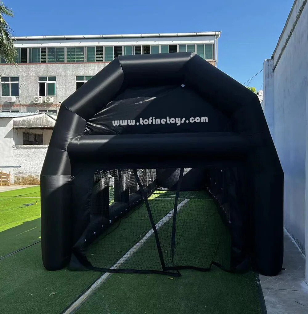 Cheap Oxford material baseball hitting field inflatable batting cage