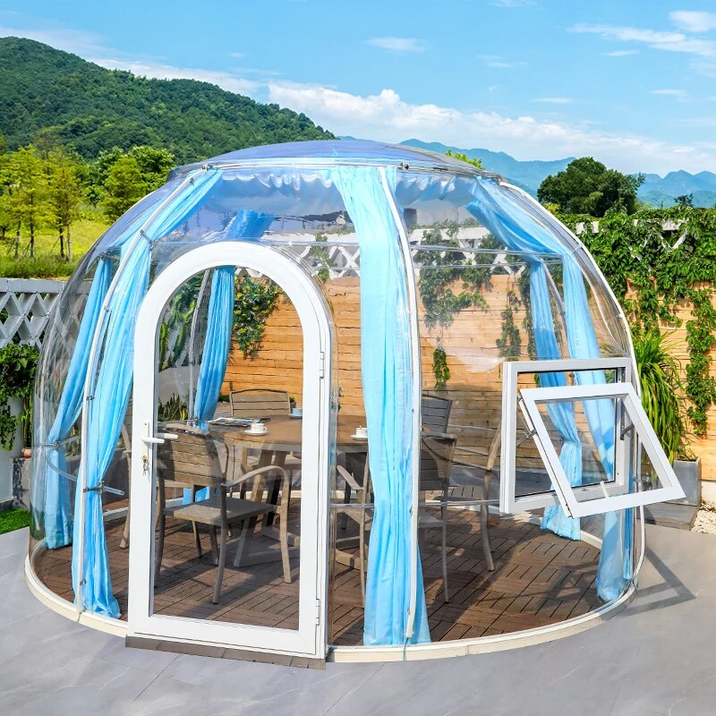 PC Starry Sky Room, Net Celebrity Transparent Bubble House Outdoor Courtyard Villa Sun Room Restaurant Homestay Scenic Camp Tent