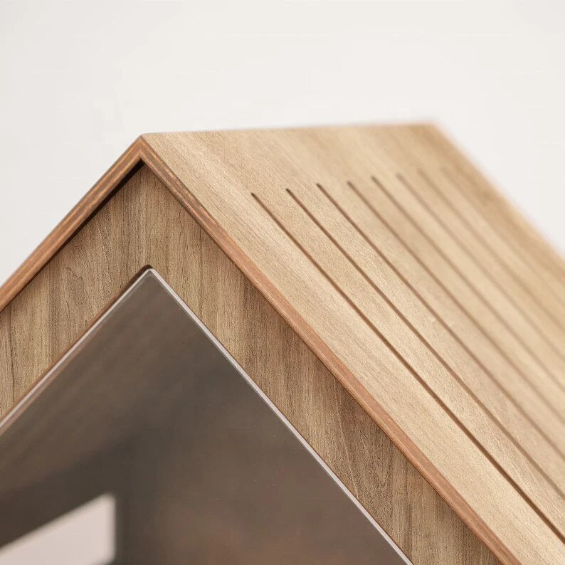 Customized Solid Wood Dog House Indoor Luxury Wooden Pet House Cat Dog Pet Houses Furniture Wood Bed