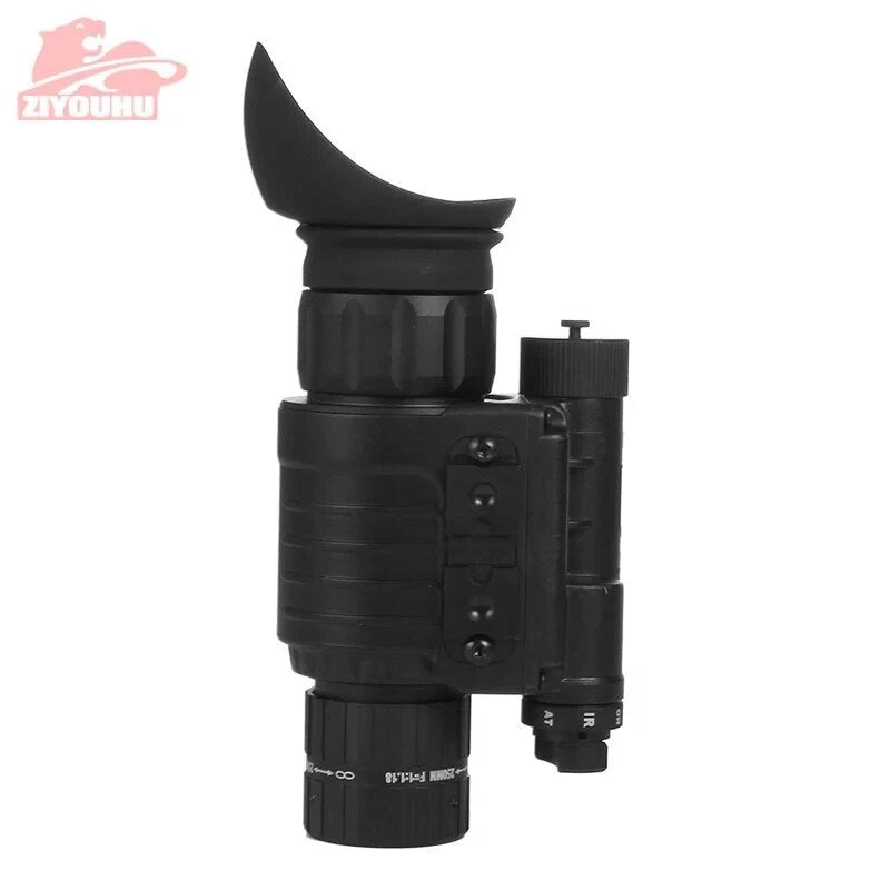ZIYOUHU Infrared Night Vision Device, Monocular Telescope, Green Imaging, Knob Type, Camera, Outdoor Hunting Equipment