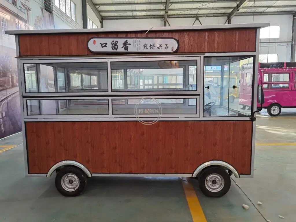 OEM Electric Hot Food Cart Coffee Mobile Vending Truck Top Sale Antique Fashion Ice Cream Car