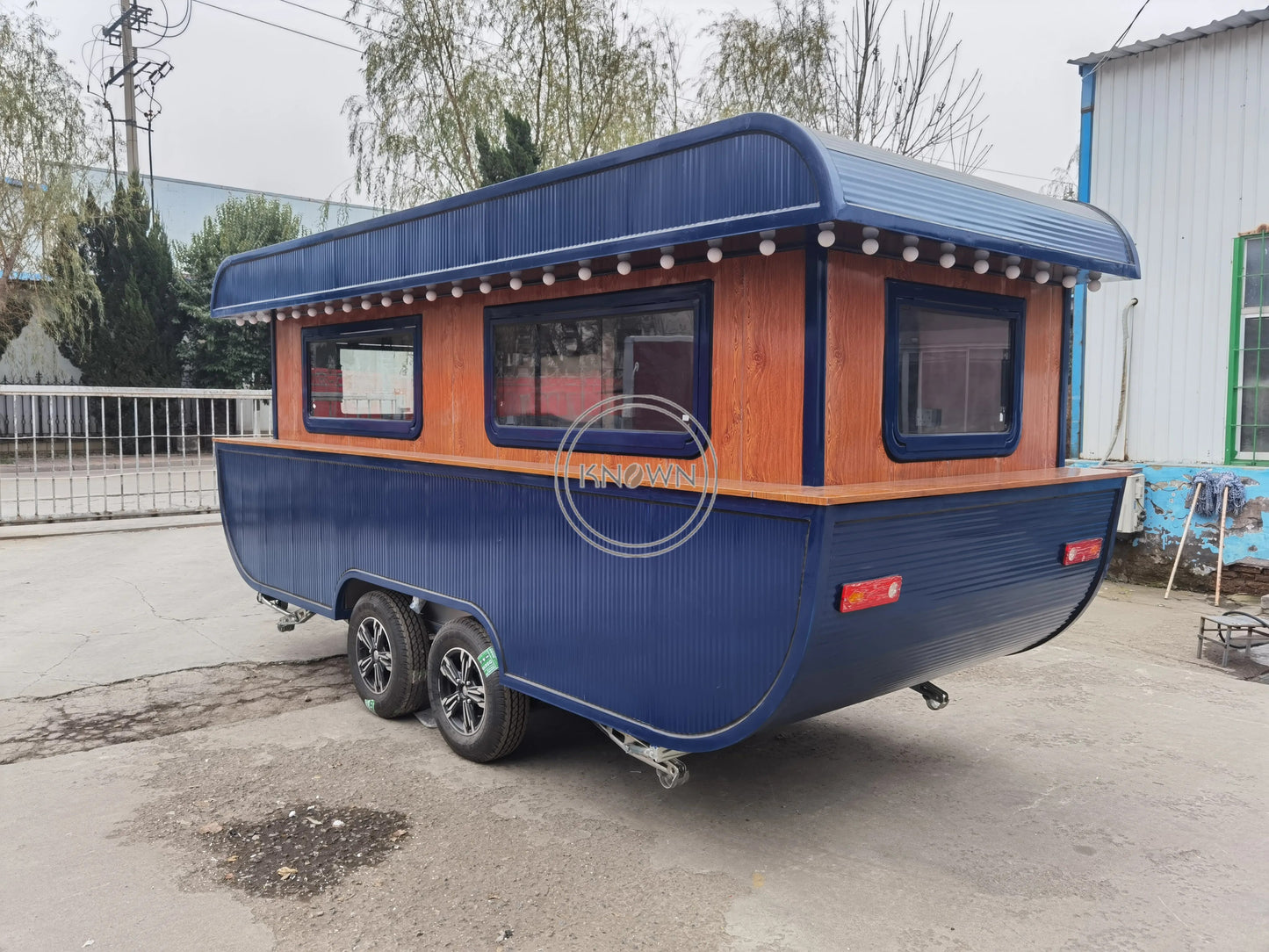 OEM Car Towable Fast Cart Best Quality Car Food Tray With CE Mobile Tow Street Ice Cream Vending Food Carts For Sale